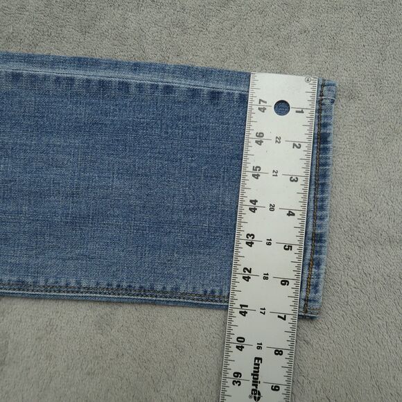Levi's 525 Jeans Women's Size 8M Blue Mid-Rise Straight Leg Denim 32" Inseam - Picture 5 of 16